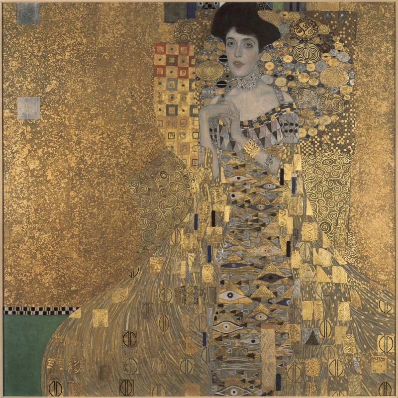 Adele Bloch-Bauer (Portrait I), by Gustav Klimt, 1907