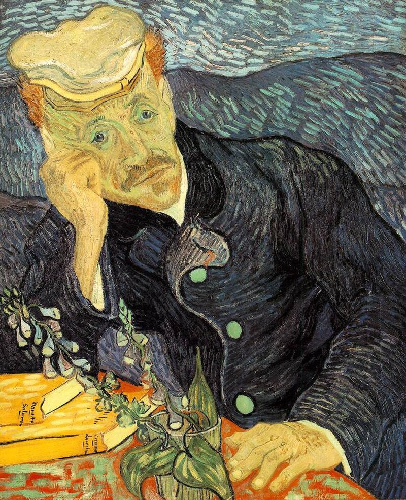 Portrait of Dr. Gachet, By Vincent van Gogh, 1890