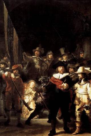 Militia Company, 1642, Rembrandt, Amsterdam, Holland, Stedelijk Museum