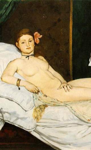 Olympia - 1863 Eduard Manet - Paris  -D'Orsay Museum
