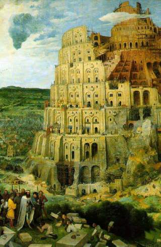 The Tower of Babel - 1563 Pieter Brueghel- Vienne  - Kunsthistorischem
