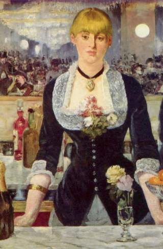 19A- Bar at the Folies Bergere - 1882 Eduard Manet - London - Courtland Galleries