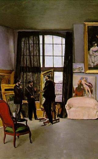 The Artist's Studio - 1870 Frederick Bazille - D'Orsay, Paris