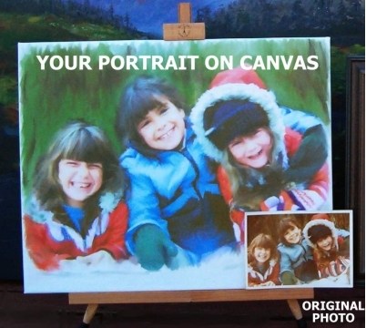 Unique Mother-Father Gifts Ideas for Christmas and anniversaries: A COMMISSIONED PORTRAIT